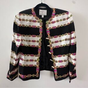 Vintage Adrianna Papell Silk Jacket